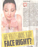 Are you cleaning your face right?