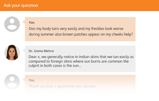 Dermatology Chat Section